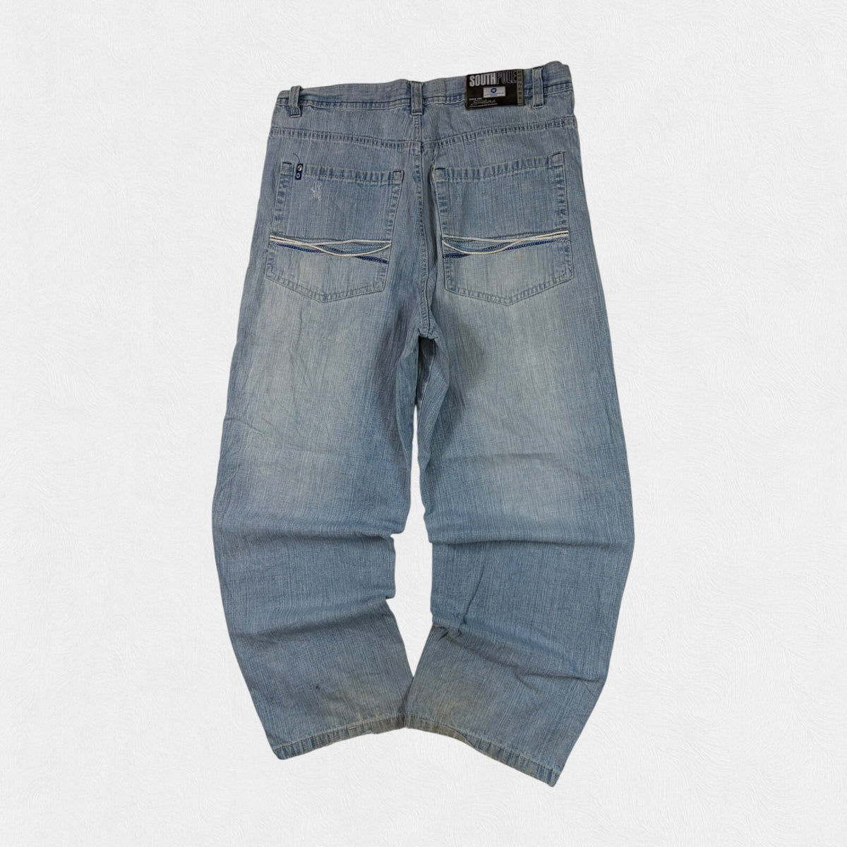 Vintage Southpole skateboarding baggy hip hop jeans (W38)