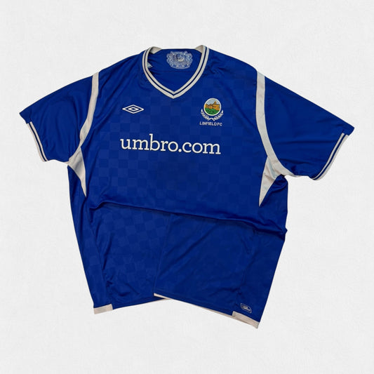 Linfield 2010/11 Umbro home football shirt (XL)