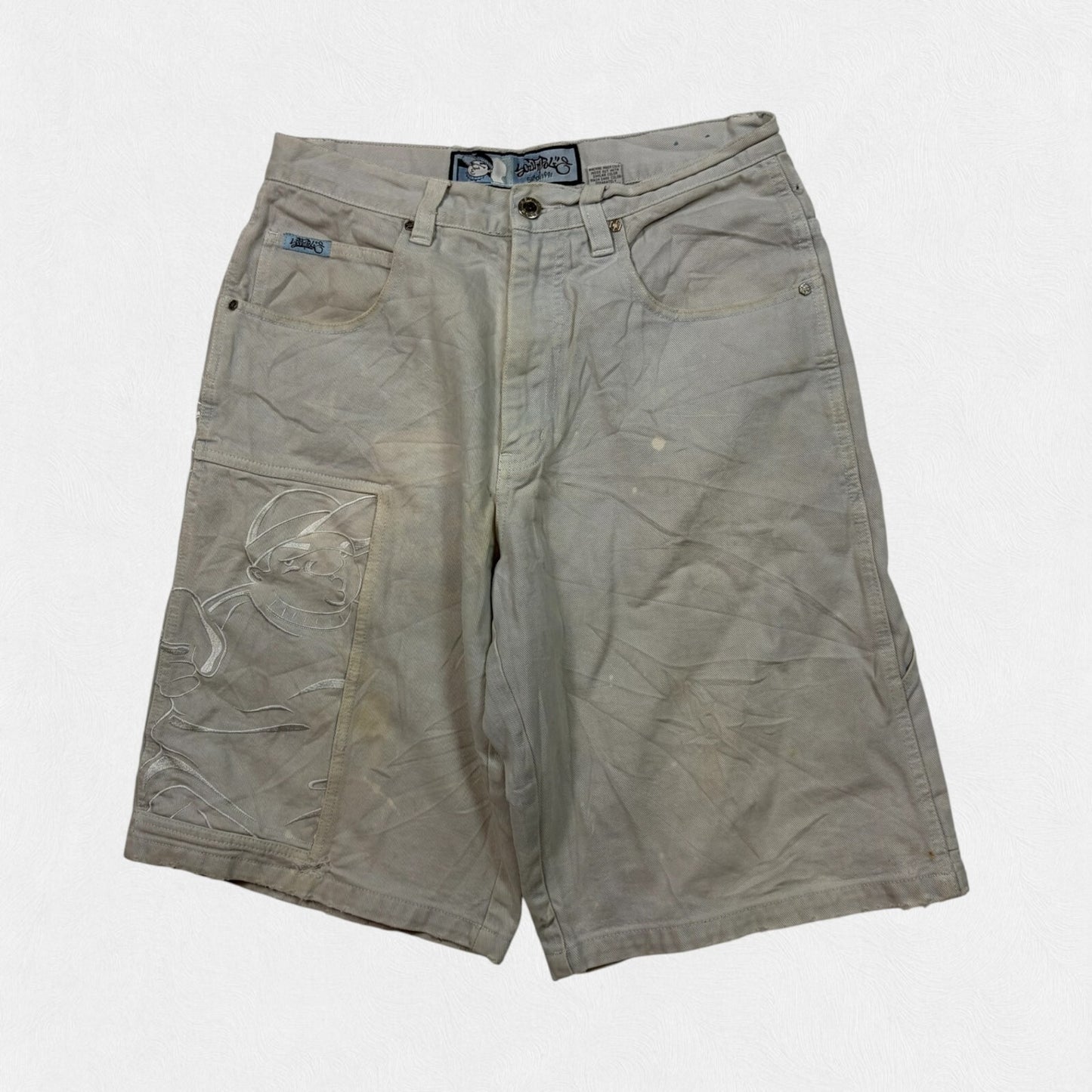 Vintage Y2K Southpole baggy hip hop shorts (W32)