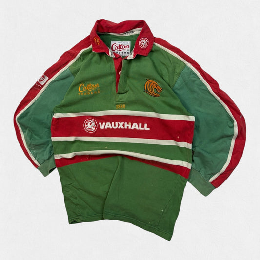 Vintage Leicester Tigers 2001/02 Cotton Traders rugby shirt (S)