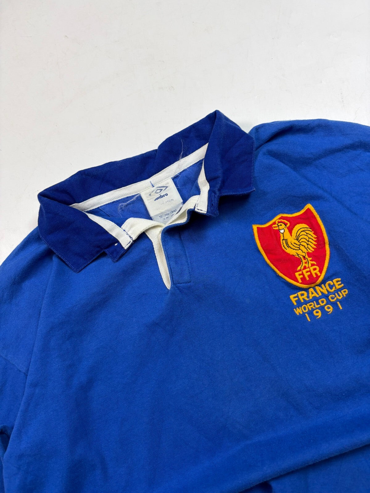 Vintage France 1991 world cup Umbro rugby shirt (S)