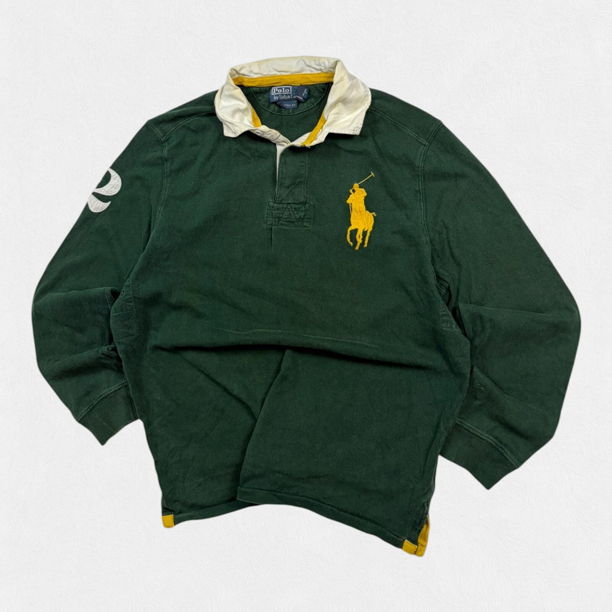 Vintage Ralph Lauren big pony rugby polo shirt (L)