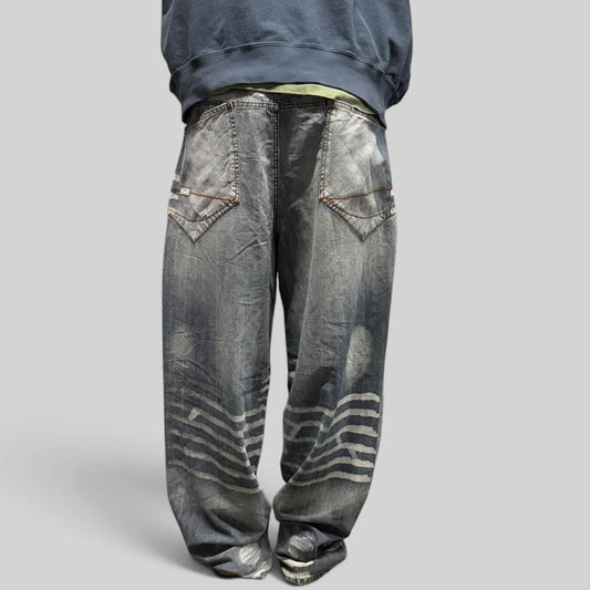 Vintage Y2K Akademiks baggy hip hop jeans (W36)