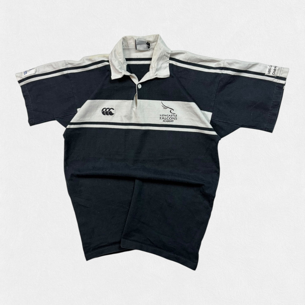 Vintage 2000s Newcastle Falcons academy Canterbury rugby shirt (L)