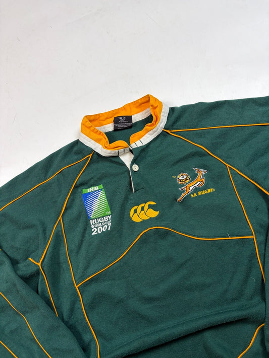 Vintage South Africa 2007 world cup Canterbury rugby union shirt (L)
