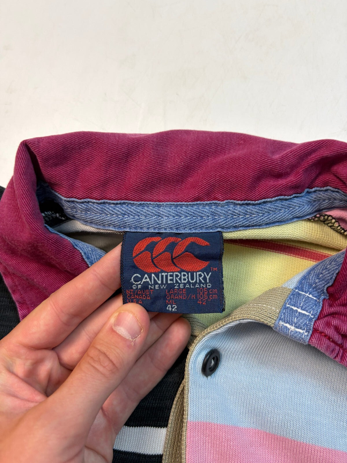 Vintage New Zealand 1986 Uglies Canterbury training rugby shirt (S)