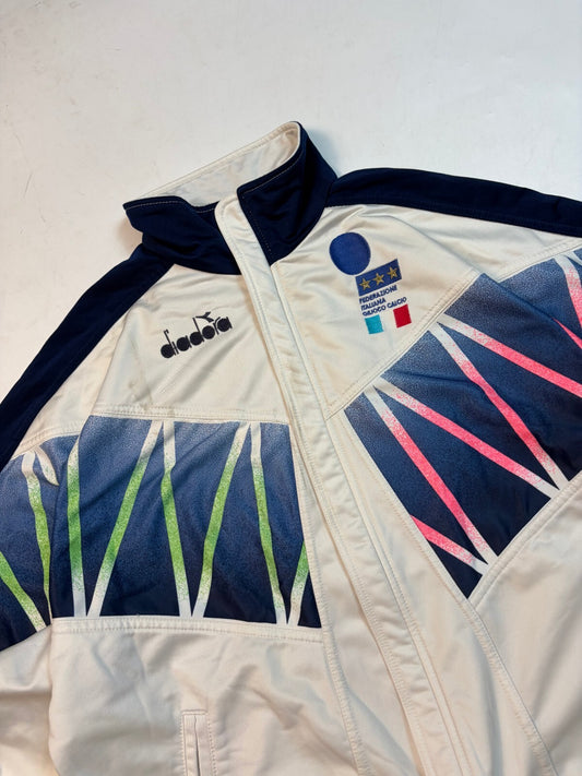 Vintage 90s Italy 1993/94 Diadora football track jacket (M)