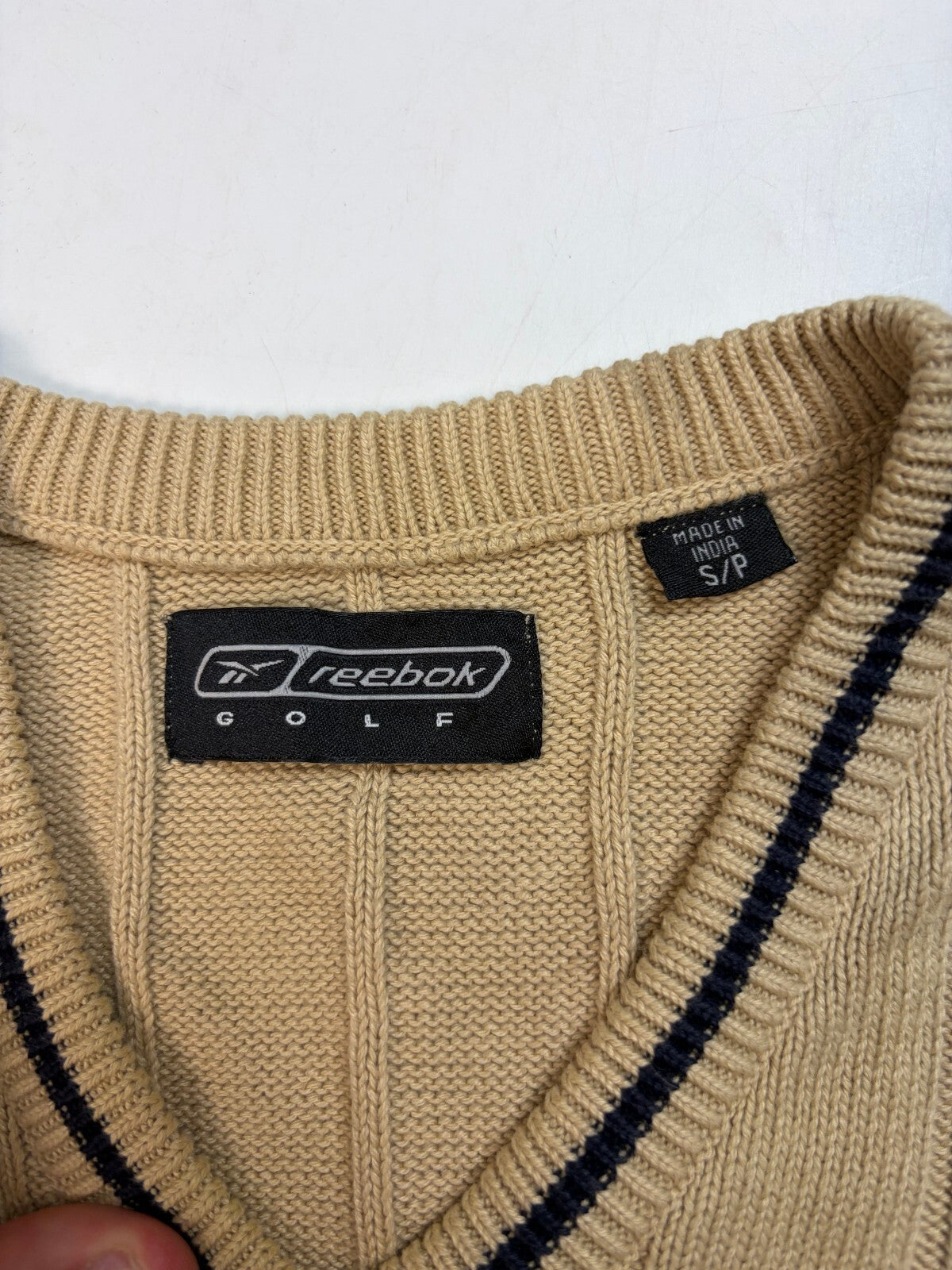 Vintage Reebok golf vest knit sweater (S)