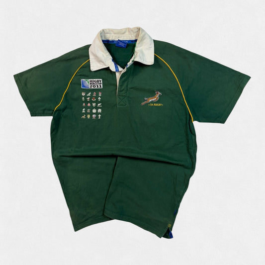 South Africa 2011 world cup supporters rugby shirt (L)