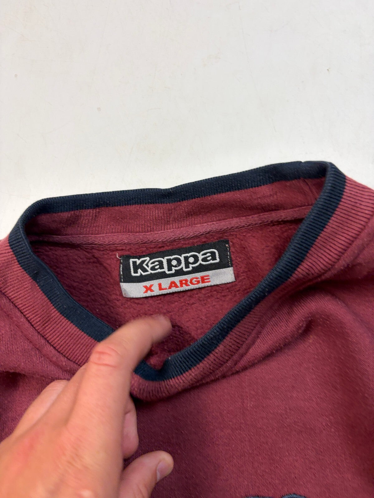 Vintage Kappa spell out sweatshirt (XL)