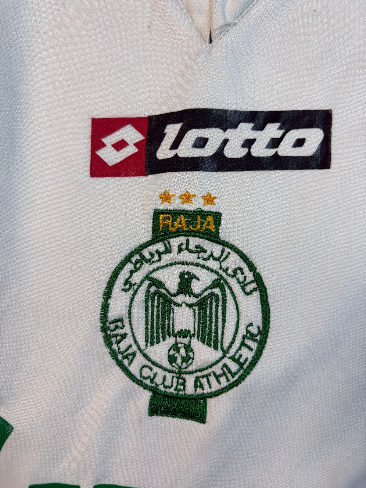 Vintage Raja Club athletic 2009/10 Lotto football shirt (M)
