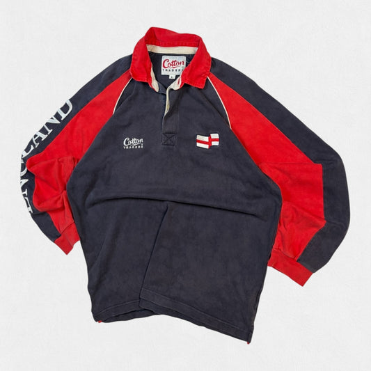 Vintage England 1996/97 Cotton Traders training rugby shirt (L)