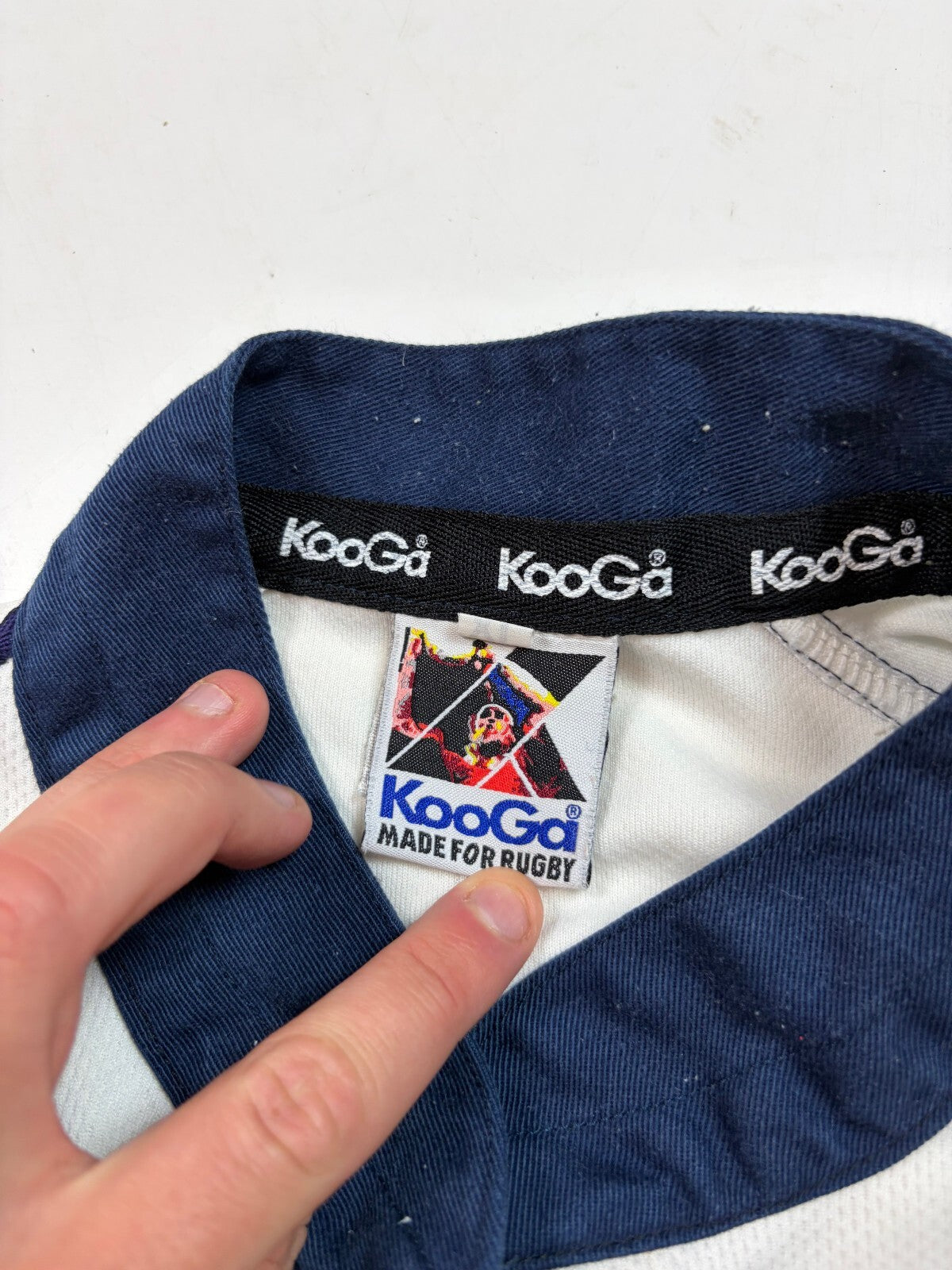 Vintage Llandovery college match worn Kooga rugby shirt (XL)