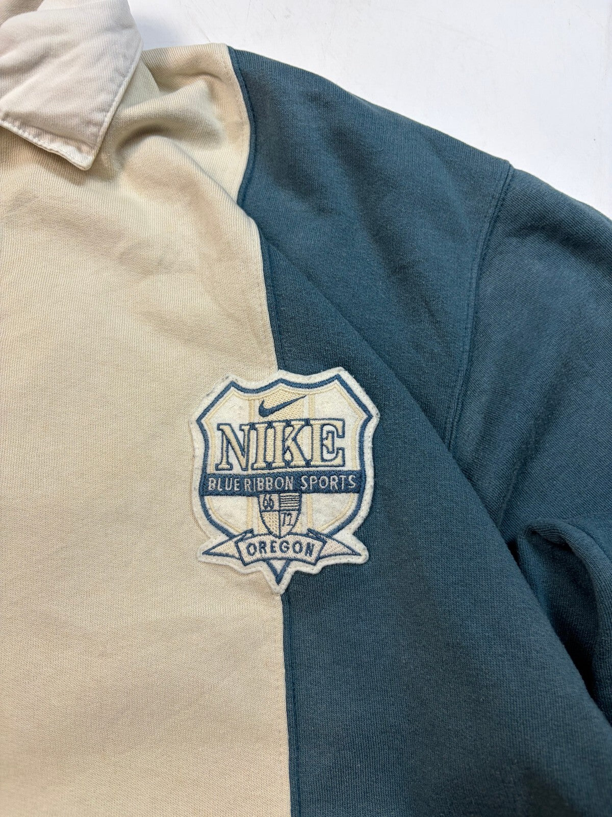 Vintage 90s Nike rugby polo shirt (L)