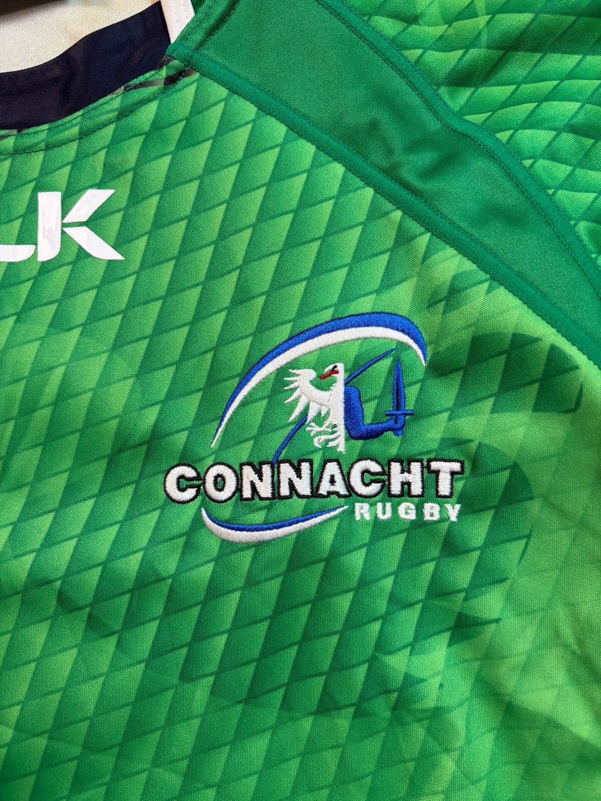 Connacht 2015/16 BLK home rugby union shirt (S)