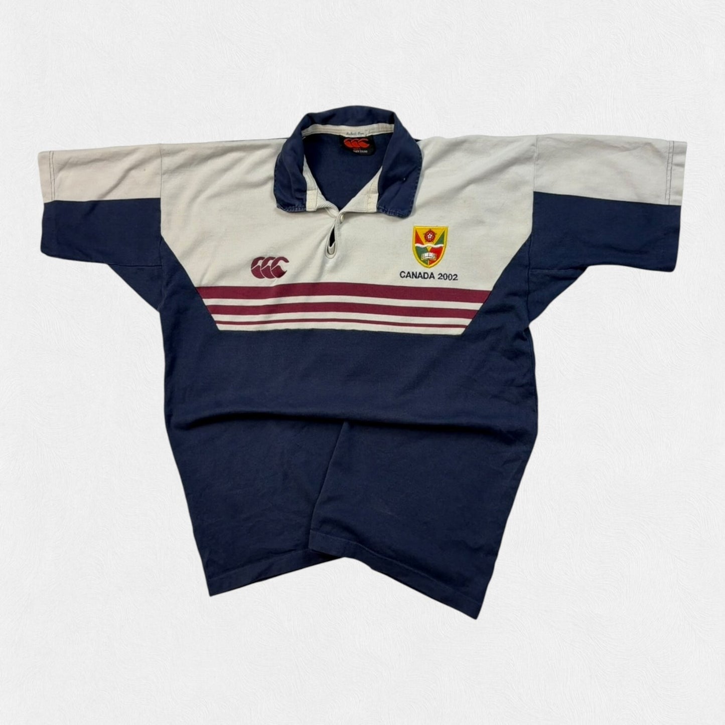 Vintage Tudor Grange 2002 Canada tour Canterbury rugby union shirt (L)