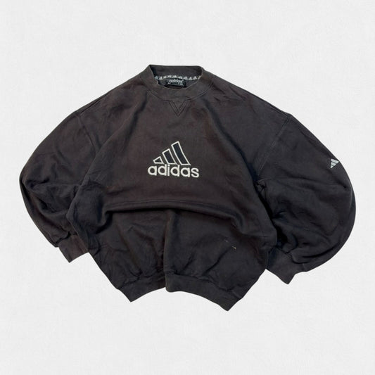 Vintage 90s Adidas centre logo sweatshirt (M)