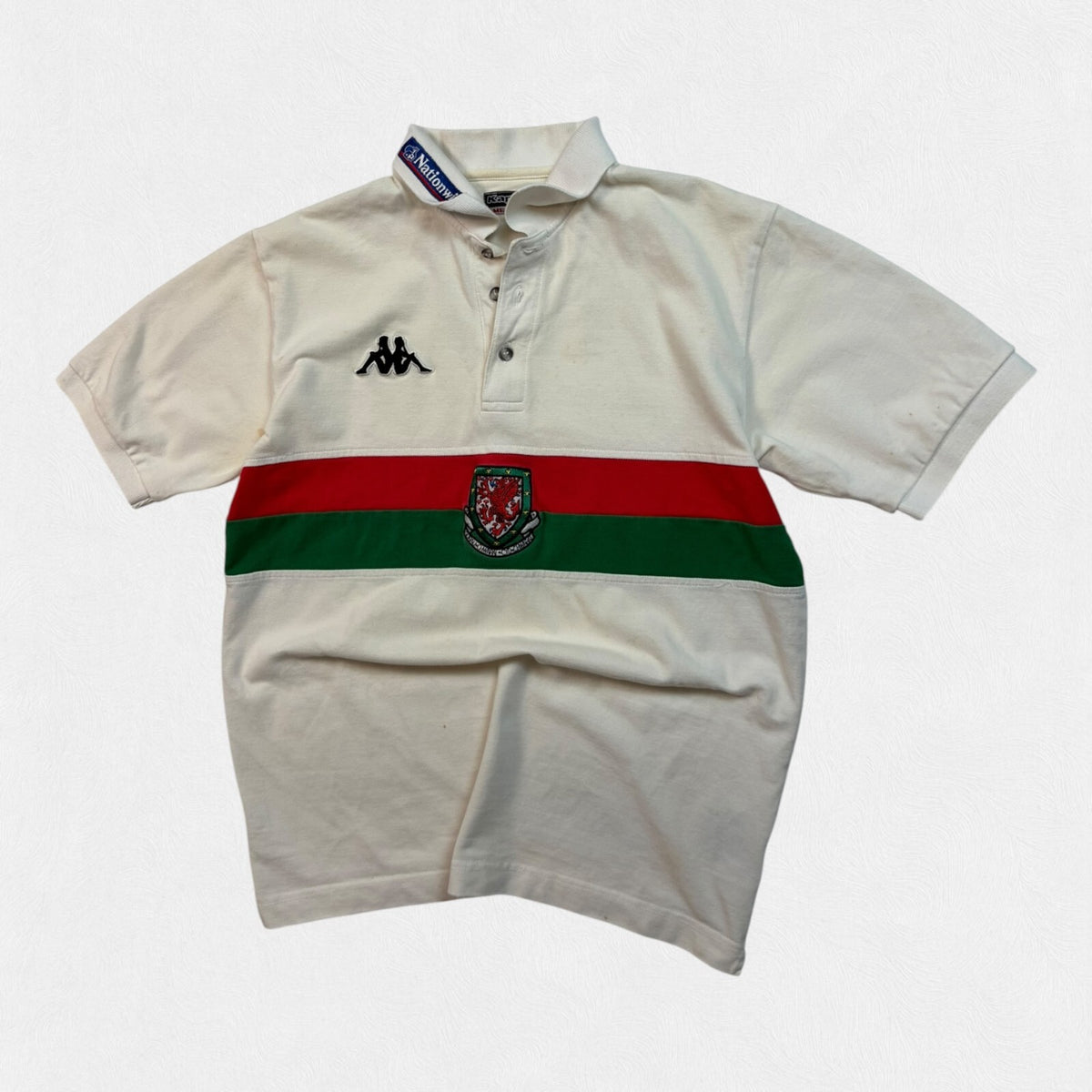 Vintage Wales 2005 Kappa football polo shirt (M)