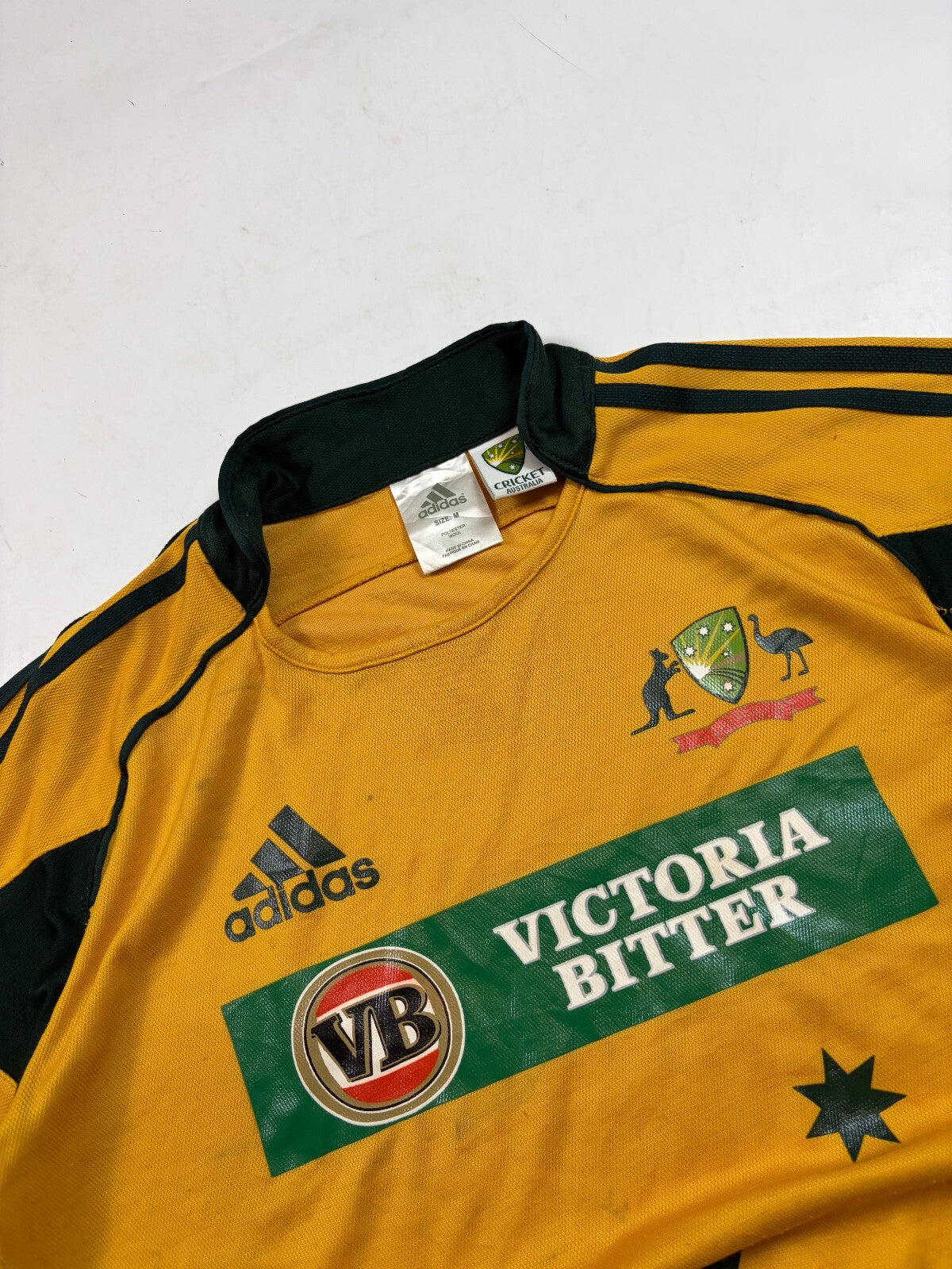 Vintage 2000s Australia ODI Adidas cricket shirt (M)
