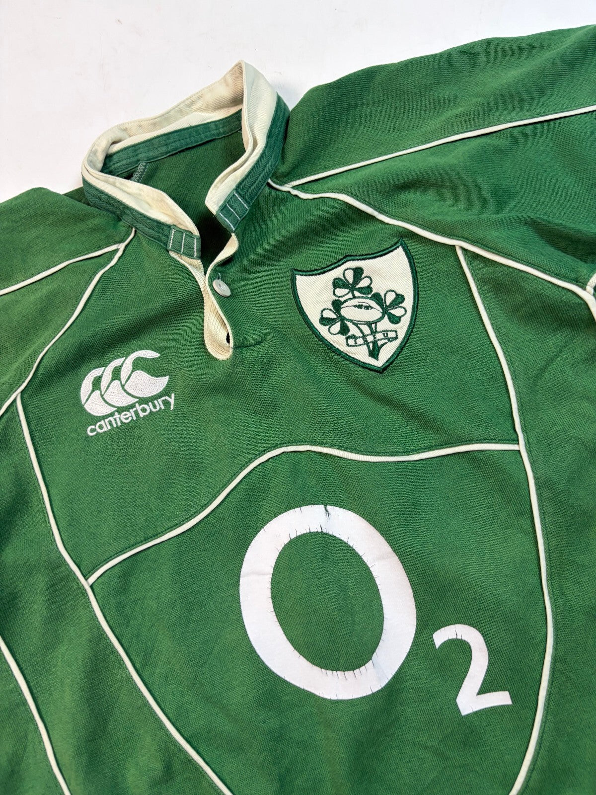 Vintage Ireland 2007/08 Canterbury rugby union shirt (M)