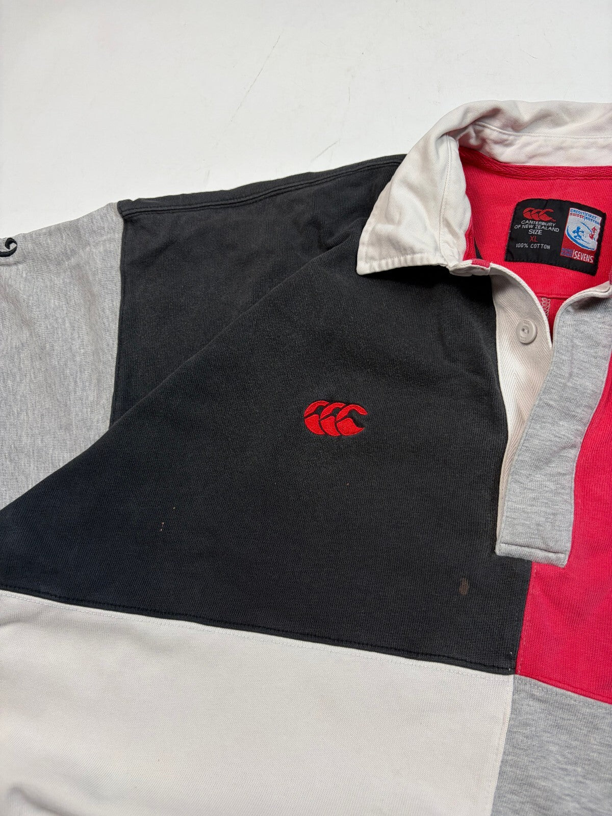 Vintage Hong Kong sevens 1999 Canterbury rugby shirt (XL)