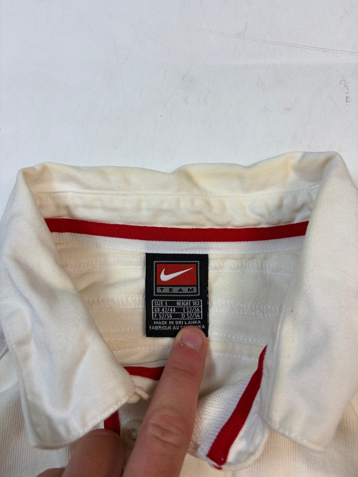 Vintage England 1999-01 Nike home rugby shirt (L)