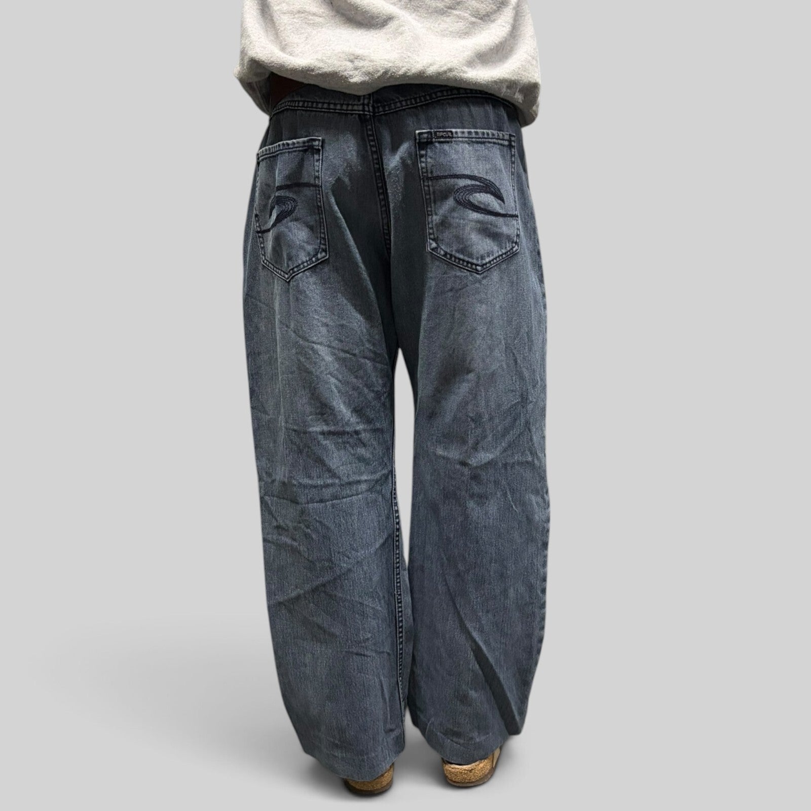 Vintage Y2K Ripcurl baggy hip hop jeans (W38)