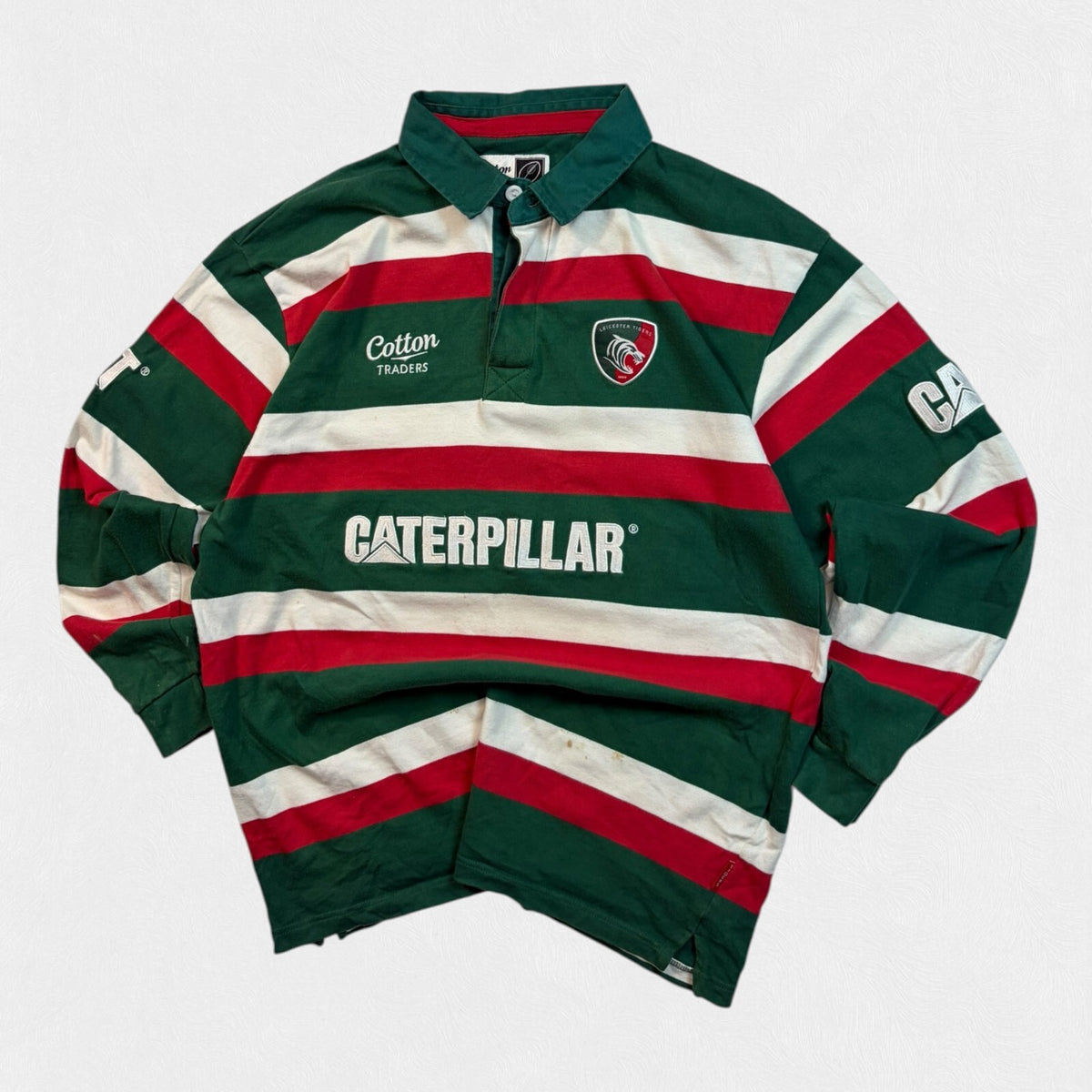 Vintage Leicester Tigers 2009/10 cotton traders rugby shirt (XL)