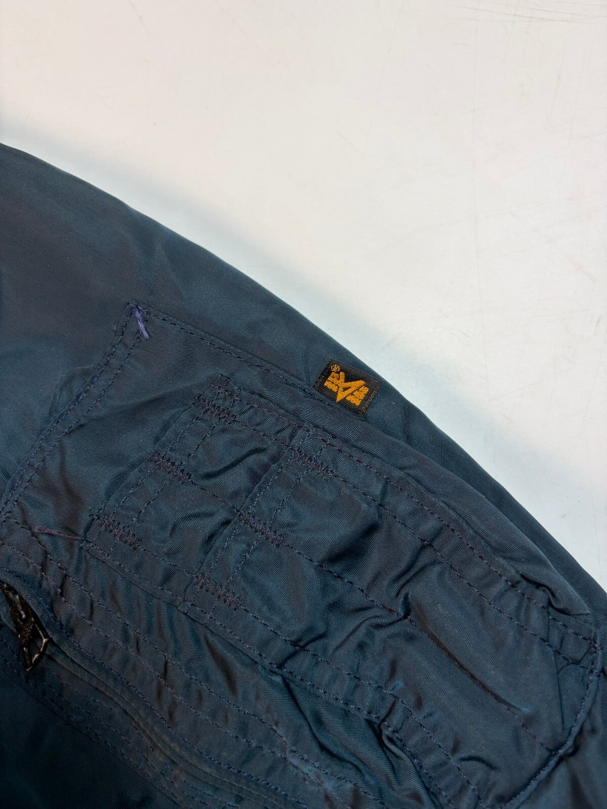 Vintage Alpha Industries CWU Military bomber jacket (L)