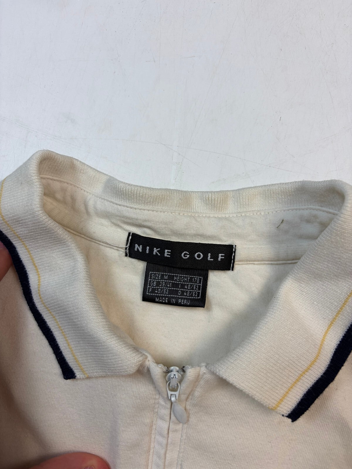 Vintage Nike golf centre swoosh polo shirt (M)