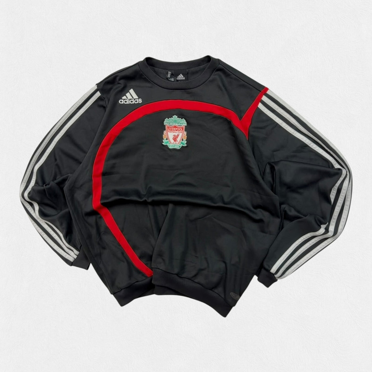 Vintage Liverpool 2007/08 Adidas football sweatshirt (S)
