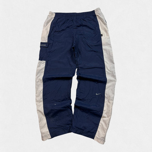 Vintage Y2K Nike side stripe baggy track pants (XL)