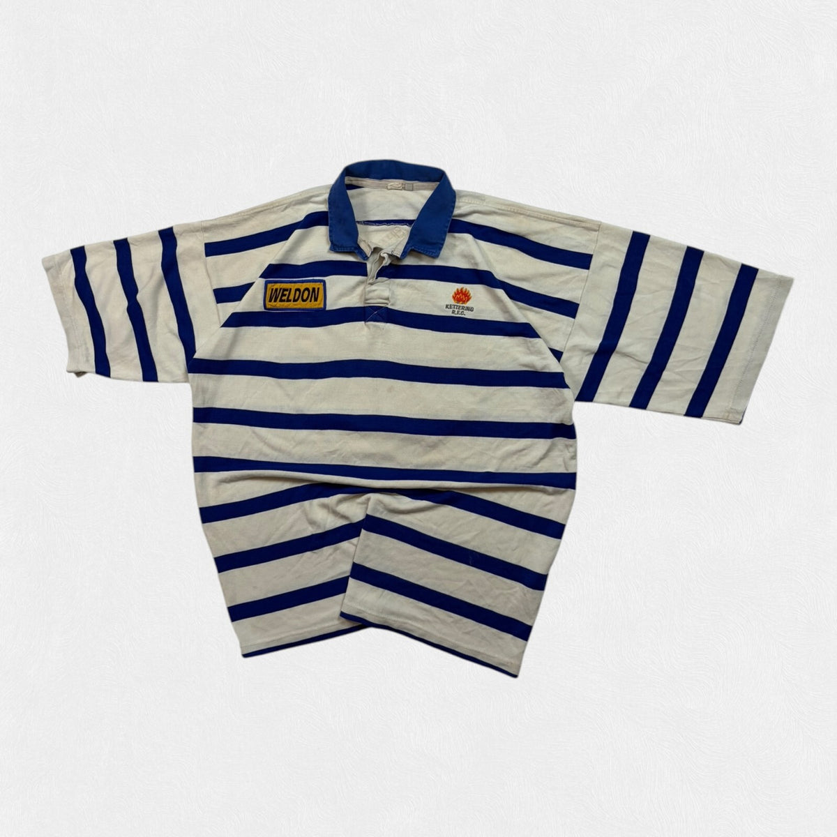 Vintage 90s Kettering RFC match worn rugby union shirt (XL)