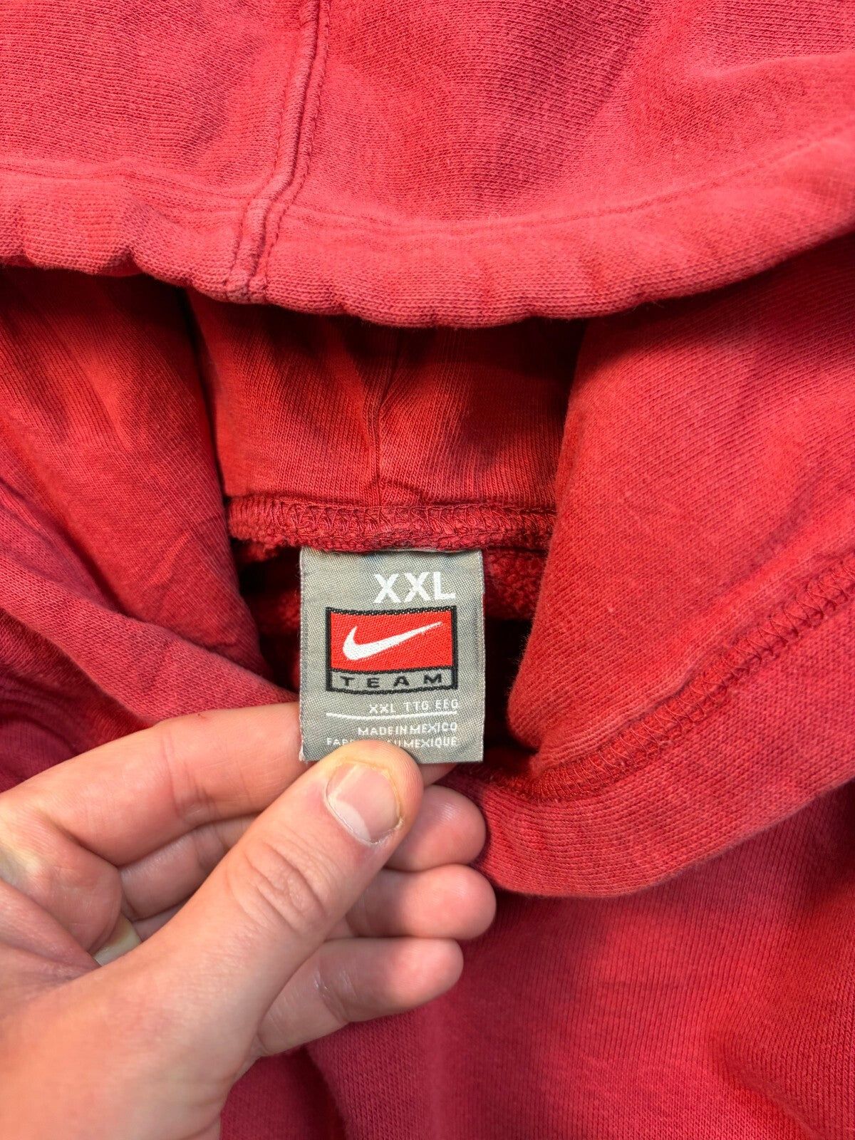 Vintage Y2K Nike Indiana centre swoosh hoodie (XXL)