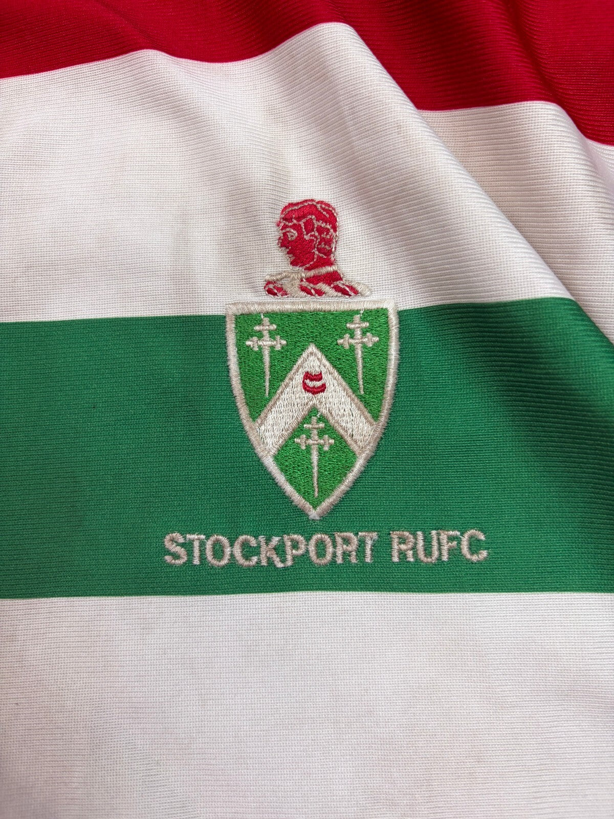 Vintage 2000s Stockport Canterbury match worn rugby shirt (XXL)