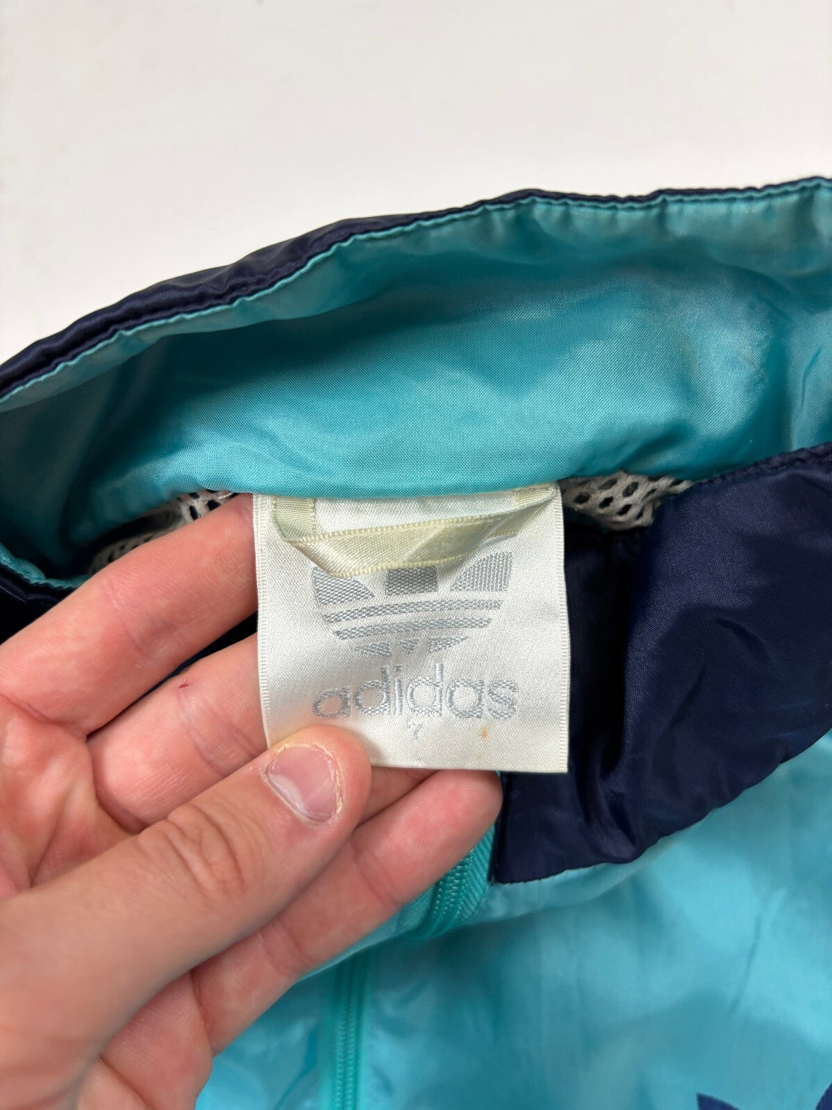Vintage 90s adidas originals colour block track jacket (L)