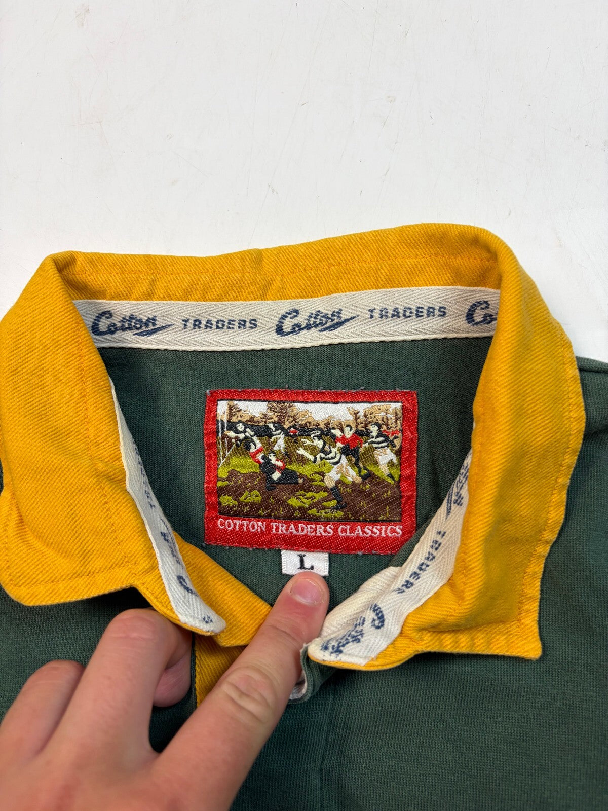 Vintage 90s South Africa Cotton Traders rugby union shirt (L)