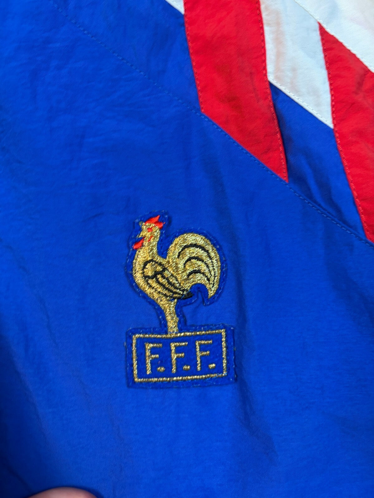 Vintage France 1990-92 Adidas originals football track jacket (M)