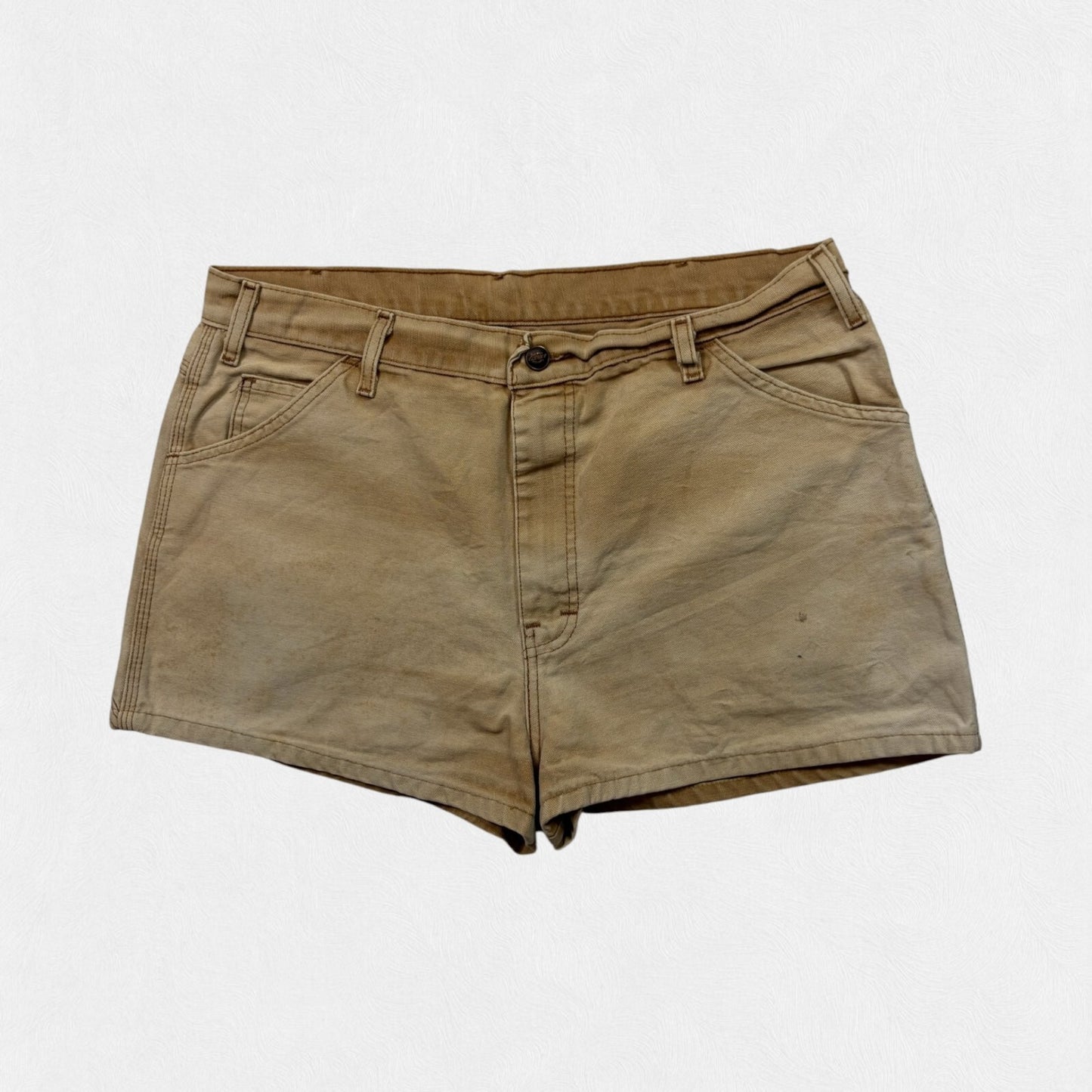 Vintage Dickies baggy carpenter cropped shorts (W36)