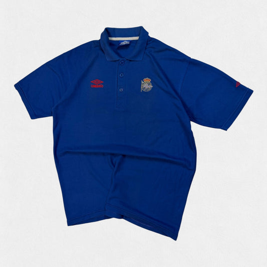 Vintage Deportivo de la coruna 1996/97 football polo shirt (XL)