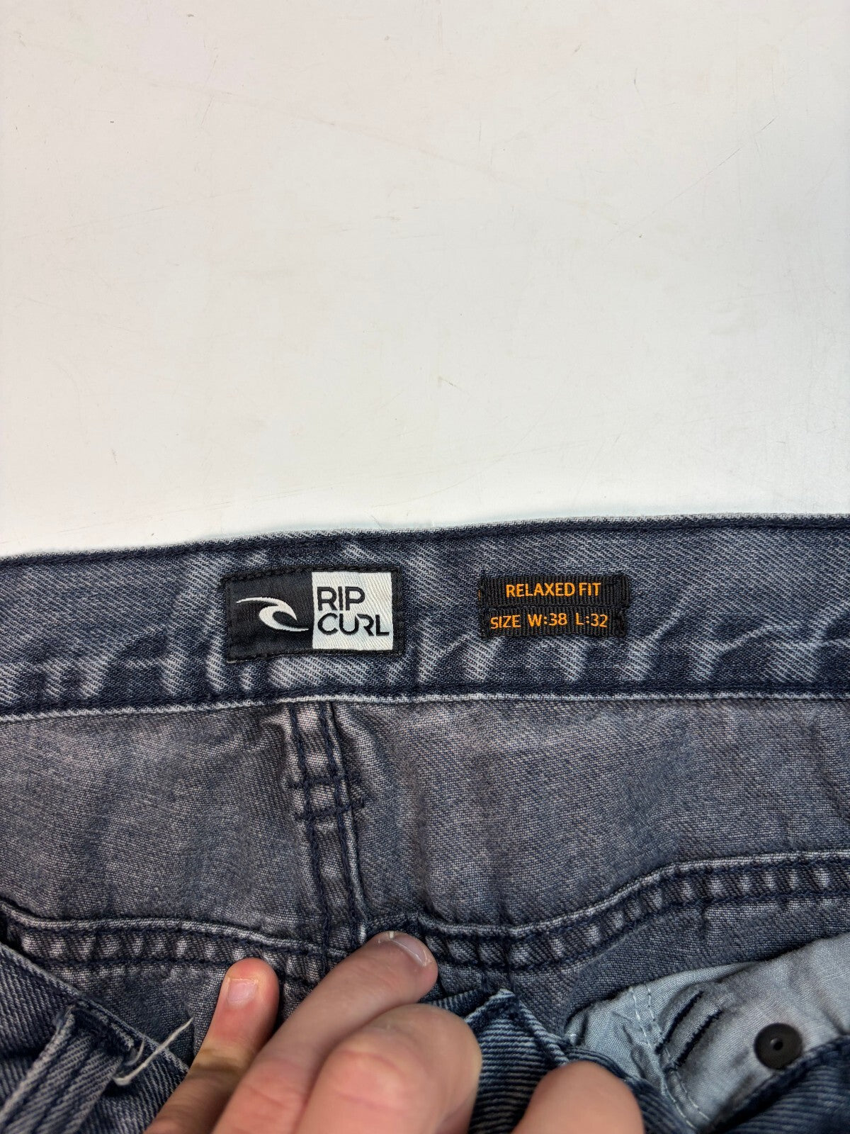 Vintage Y2K Ripcurl baggy hip hop jeans (W38)