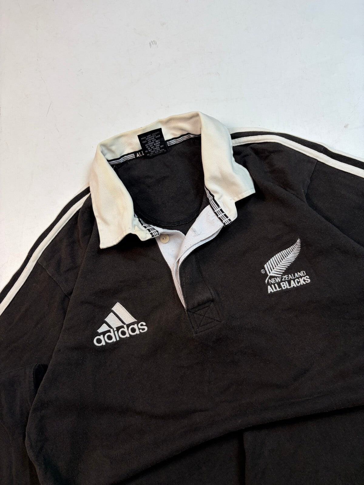 Vintage New Zealand all blacks 1999/00 Adidas rugby shirt (L)
