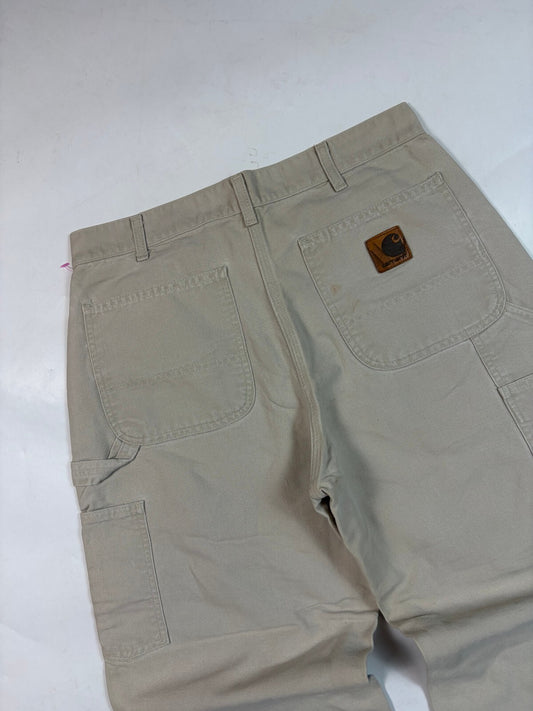 Vintage Carhartt cropped baggy carpenter pants (W34)