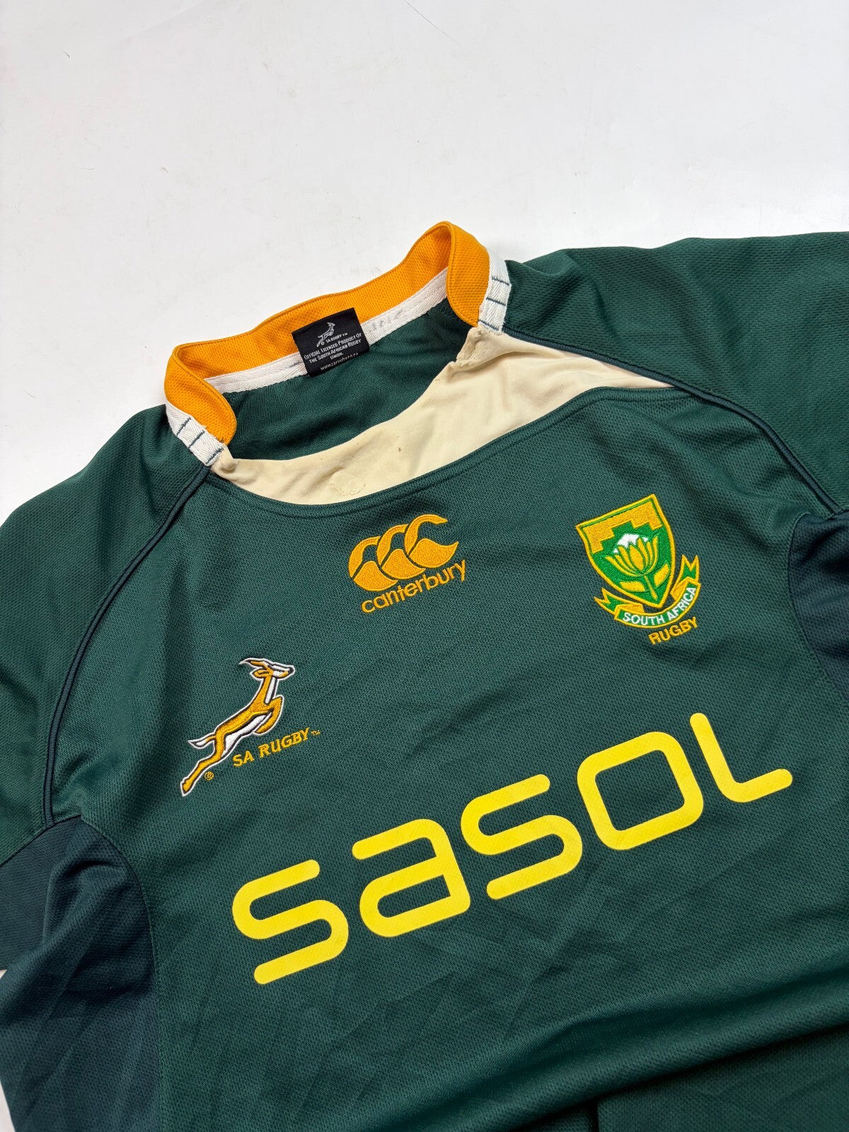 Vintage South Africa 2009/10 Canterbury rugby union shirt (XL)