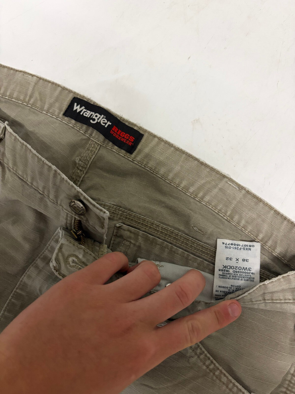Wrangler Riggs baggy carpenter pants (W38)