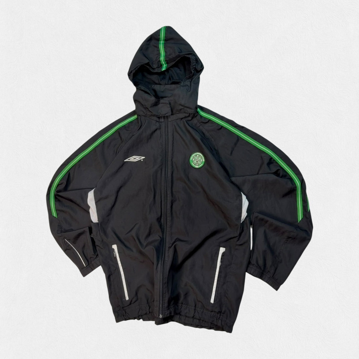 Vintage Celtic 2004/05 Umbro football track jacket (M)