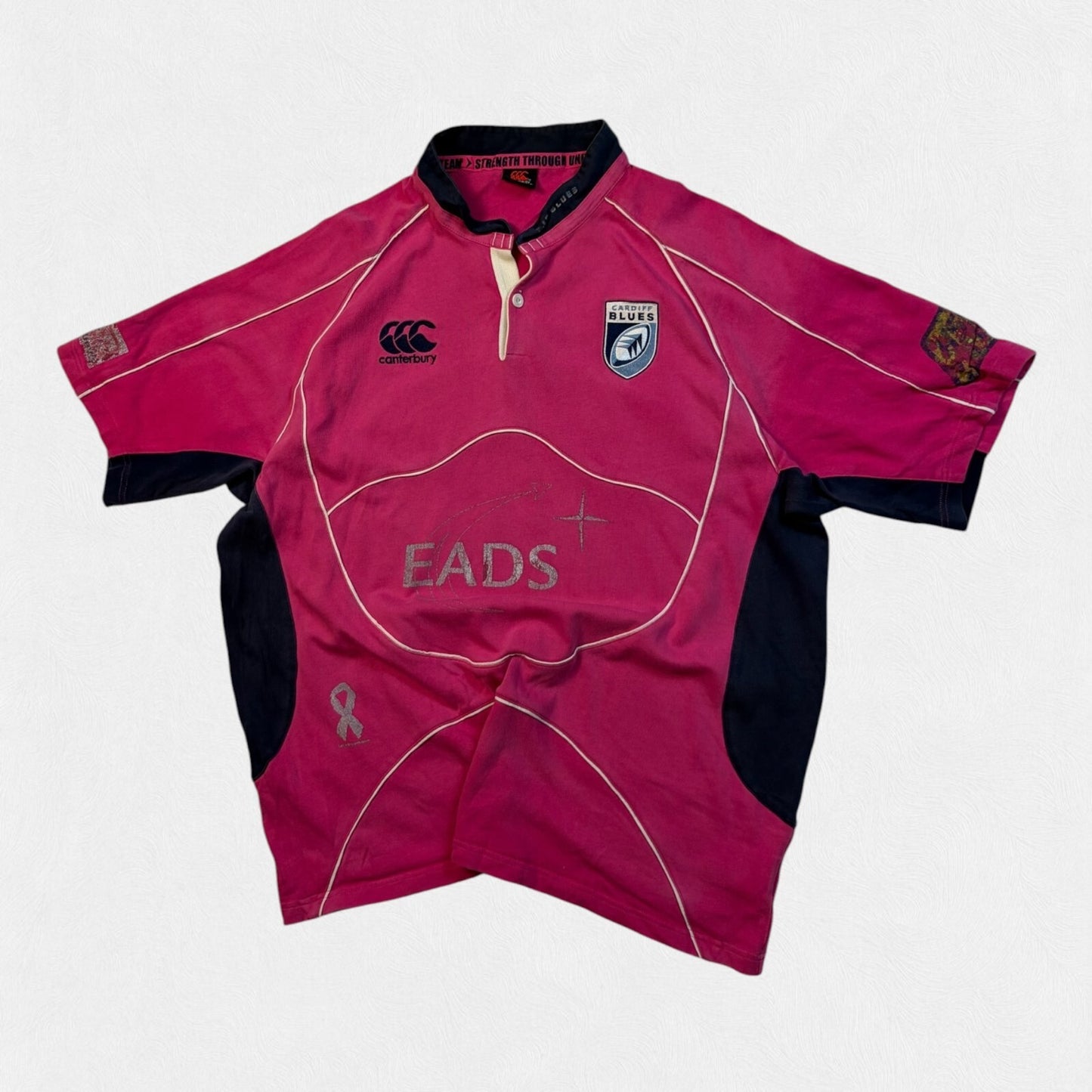 Vintage Cardiff Blues 2008/09 Canterbury away rugby shirt (3XL)