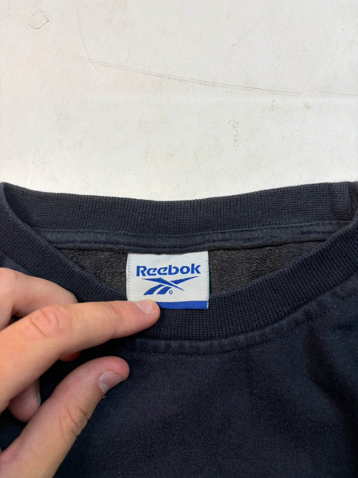 Vintage Kids Reebok spell out sweatshirt (M)