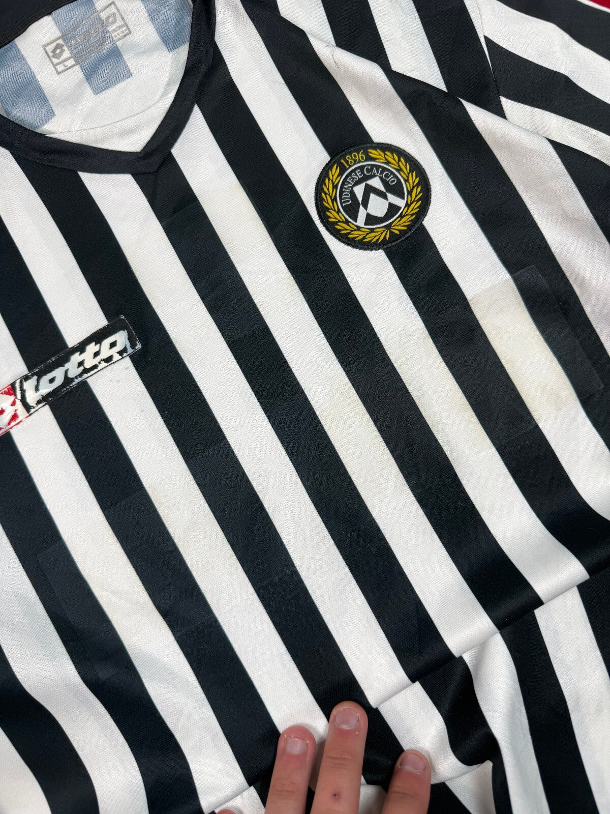 Vintage Udinese 2008/09 Lotto home football shirt (L)