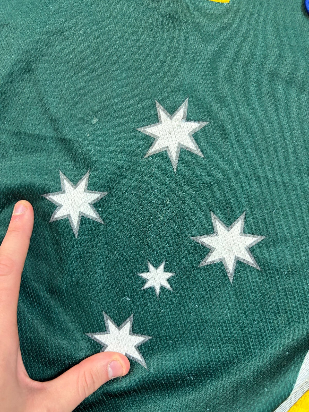 Vintage Australia 2002 Fila training cricket shirt (S)